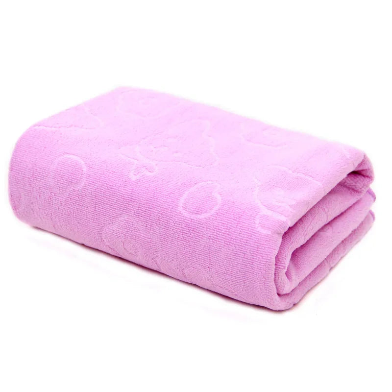 Quick-Dry Pet Bath Towel — Soft Absorbent Microfiber Towel for Dogs & Cats
