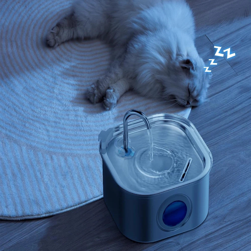 Automatic Pet Water Fountain — 2.2L Stainless Steel Dog & Cat Water Dispenser | CoolPaws