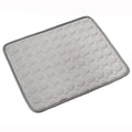 CoolPaws self-cooling mat for dogs and cats - light grey - small size flat lay product photo