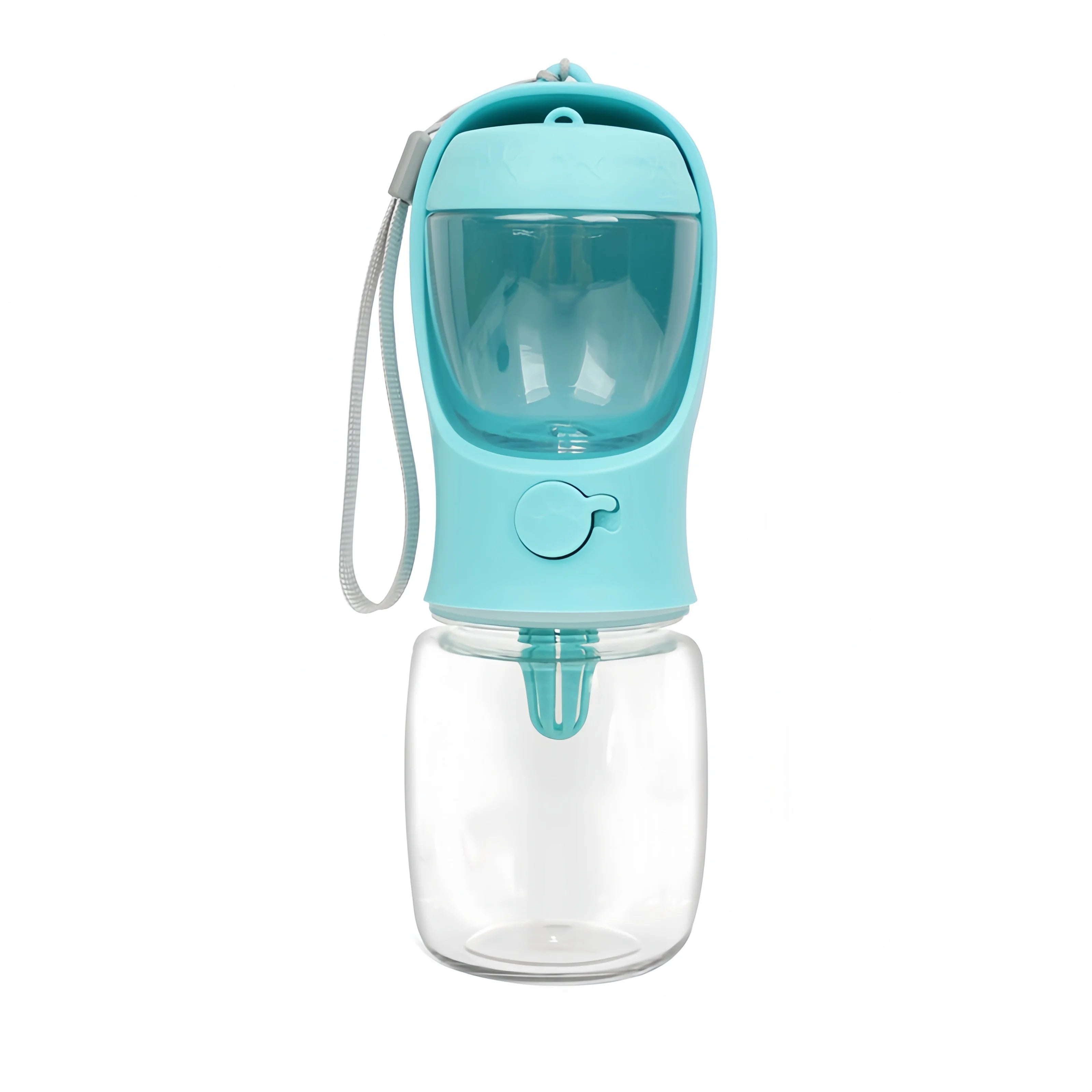 2-in-1 Portable Dog Water Bottle with Food Storage — Travel Pet Feeder