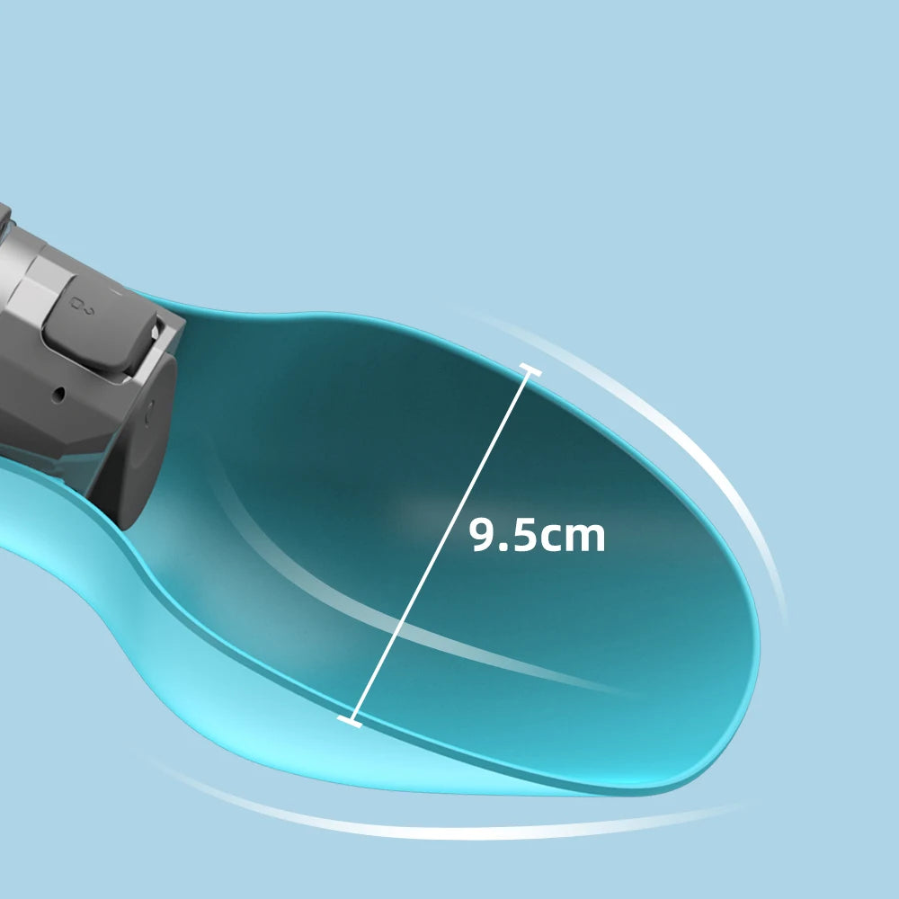 800ml Portable Dog Water Bottle — Travel Drinking Bowl for Dogs & Cats